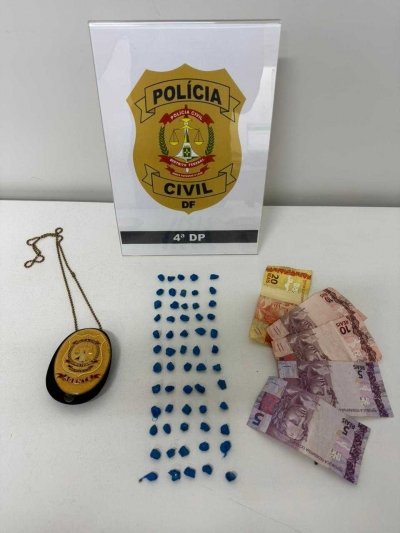 PCDF prende traficante em flagrante próximo a batalhão de aviação